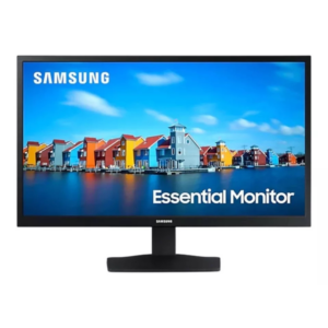 Monitor Samsung 22 Plano Fhd Con Amplio Ángulo De Visión Color Negro