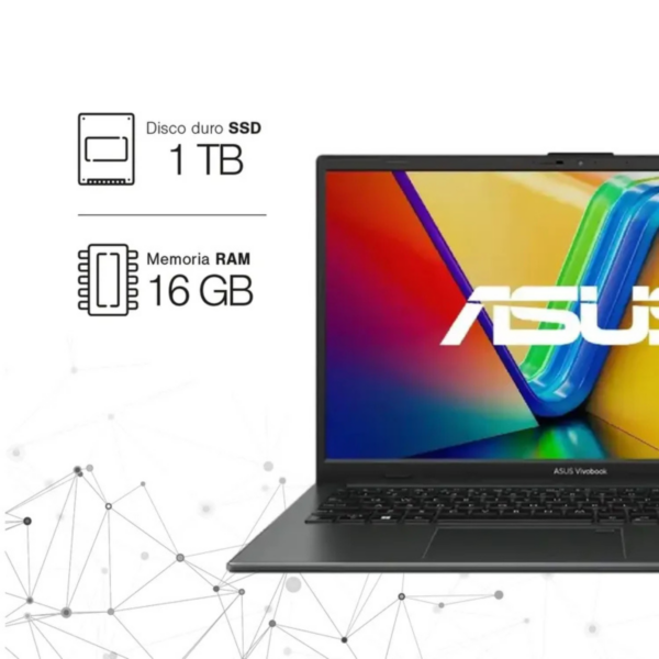 Computador Portátil ASUS Vivobook Go 15.6" Pulgadas E1504FA - AMD Ryzen 5 - RAM 16GB - Disco SSD 1 TB - Negro - Imagen 5